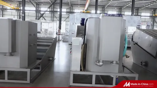 슬러지 케이크 호퍼 저장 스테인레스 스틸 호퍼 벌크 카고 호퍼