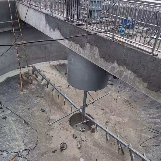 고급 로컬/원격 제어 9m 서스펜션 풀 브리지 센터 드라이브 슬러지 스크레이퍼